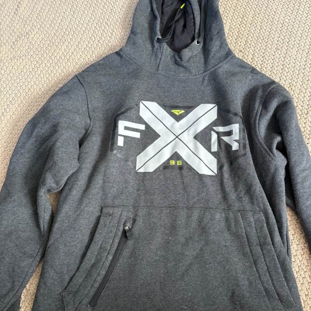 Gray FXR Men's Hoodie